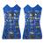 Atorakushon Designs Hanging Double Sided Chains Watch Cosmetics Accessories Storage MakeUp Pouch Vanity kit  2pcs Blue