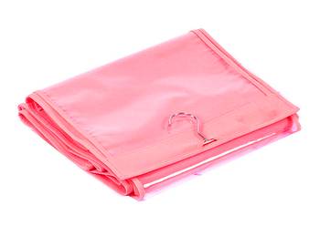 Atorakushon   6Pocket Large Clear Purse Handbag Hanging Storage Bag Hangers Holder Accessories Storage Pouch Purple 5