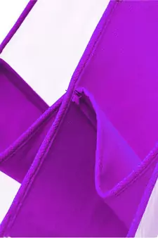 Atorakushon   6Pocket Large Clear Purse Handbag Hanging Storage Bag Hangers Holder Accessories Storage Pouch 2pcs Purple