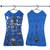 Atorakushon Designs Hanging Double Sided Chains Watch Cosmetics Accessories Storage MakeUp Pouch Vanity kit blue