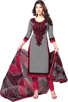 Black printed crepe salwar 1