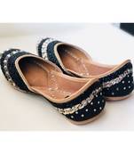 Black Gold embellished sequinned wedding shoes, Beaded Bridal footwear
