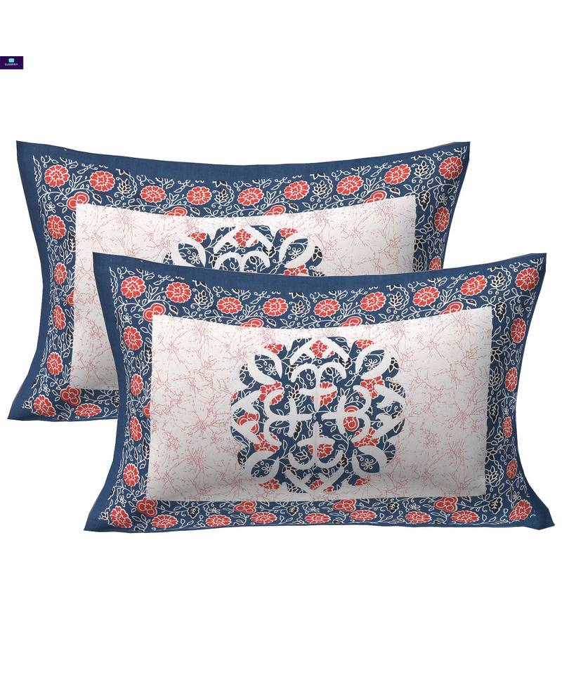 Double Bed Cotton Bedsheet Pillow Cover set skylab 3202500