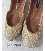 Bridesmaids Shoes, Wedding Shoes Flat, Indian Ethnic Party Shoes, Women Mojaris