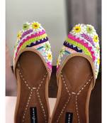 Grey Wedding Shoes, Embroidery Bridal Footwear,Colorful Ethnic Shoes for Wedding