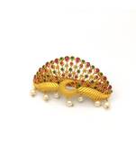 Traditional Peacock Design Hair Clip Accessories For Women And Girls