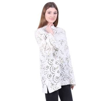 White Embroidered Cotton Top 3
