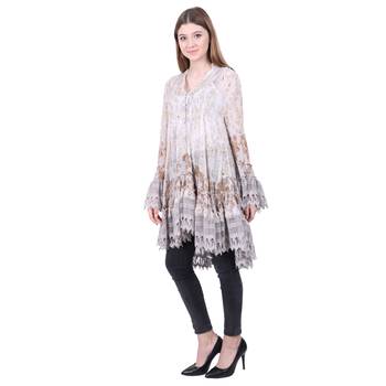 Multicolor Embroidered Blended Cotton Tunics 2