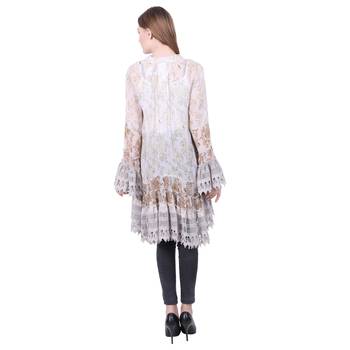 Multicolor Embroidered Blended Cotton Tunics 4