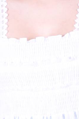 White Printed Cotton Maxi Dress 5