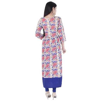 Multicolor printed cotton ethnic-kurtis 2
