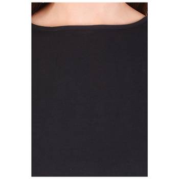 Black plain cotton ethnic-kurtis 5