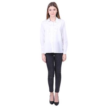 White Embroidered Cotton Top 1