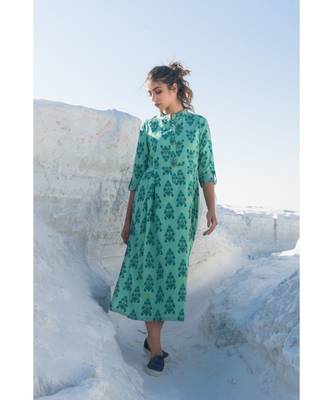 Aqua Moss Dress 2