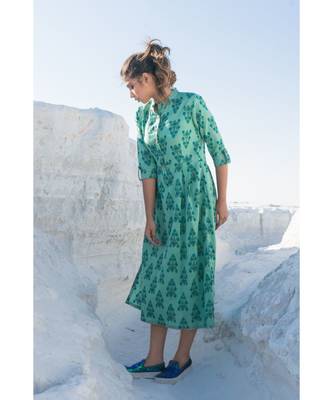 Aqua Moss Dress 3