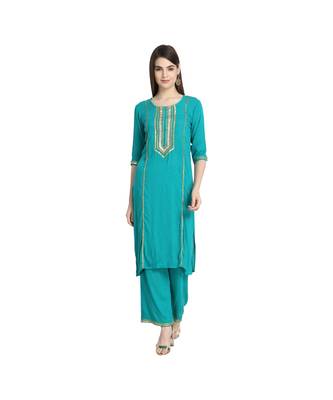 Ethnic Gota Patti Kurta with Palazzo 1