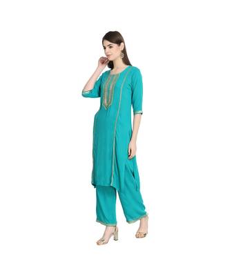 Ethnic Gota Patti Kurta with Palazzo 3