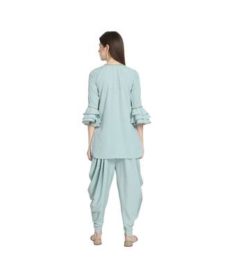 Stylish Ethnic Kurti with Cowl Salwar 5