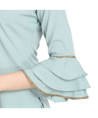 Stylish Ethnic Kurti with Cowl Salwar 6