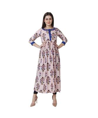 multicolor printed rayon kurtis 1