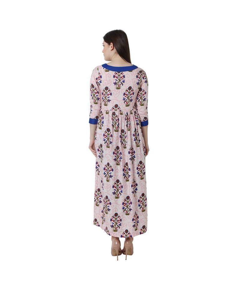 multicolor printed rayon kurtis