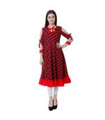 multicolor printed cotton kurtis