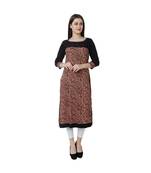 multicolor printed rayon kurtis