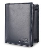Genuine High Quality Blue Leather Wallet for Men