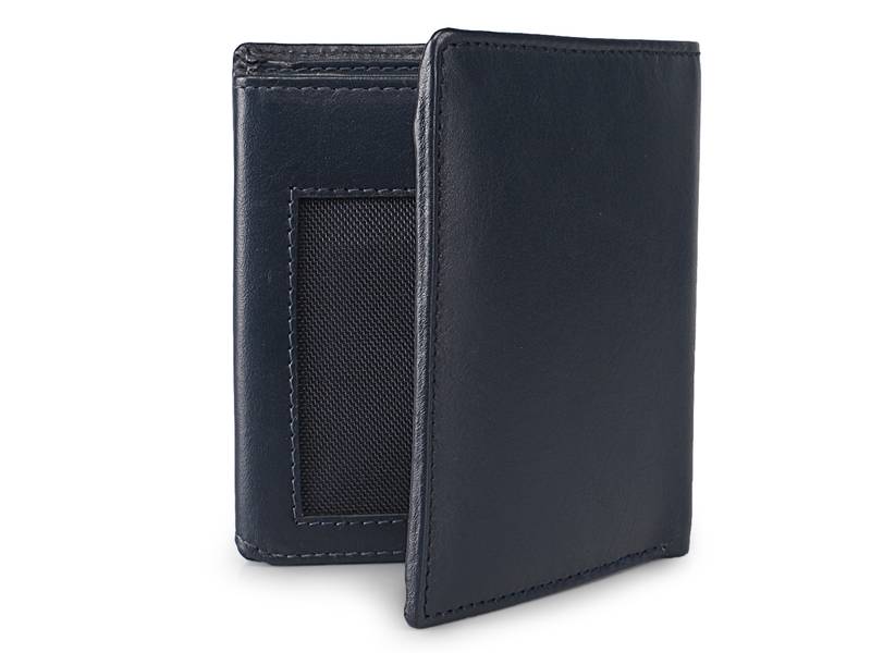 Genuine High Quality Blue Leather Wallet for Men