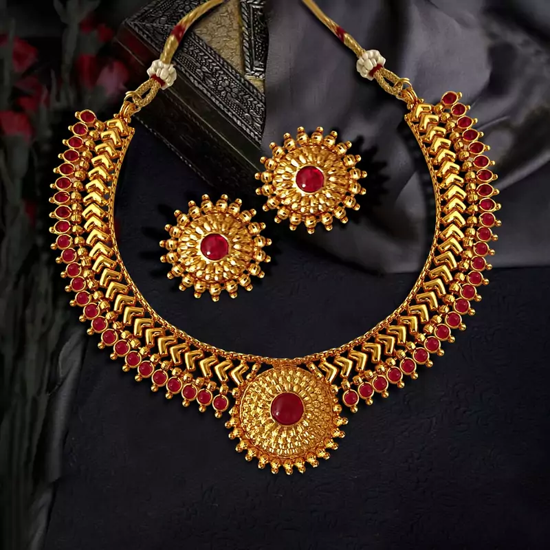 Red ruby  necklaces