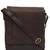 Brown Men Leather Messenger Bag cum cross body sling bag