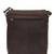 Brown Men Leather Messenger Bag cum cross body sling bag