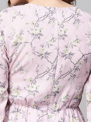Lilac Floral Tiered Maxi 6