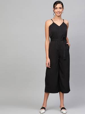 Black Strappy Jumpsuit 1