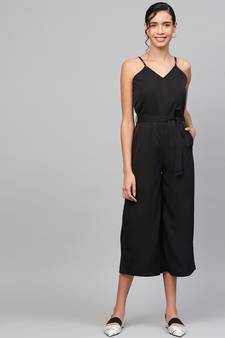 Black Strappy Jumpsuit