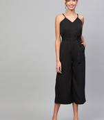 Black Strappy Jumpsuit