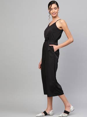 Black Strappy Jumpsuit 2