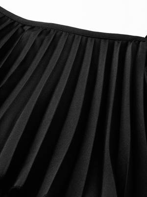 Black Pleated Palazzo Jumpsuit 5