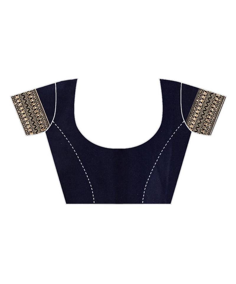 maroon printed polyester saree with blouse