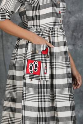 White printed cotton cotton-kurtis 3