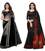Combo Of 2 Printed Art Silk Saree With Blouse