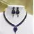 Blue necklaces