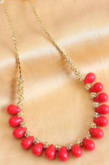 Beautiful Handmade Red Necklace