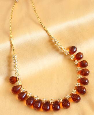 Beautiful Handmade Brown Necklace 1