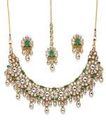 Green diamond necklace-sets