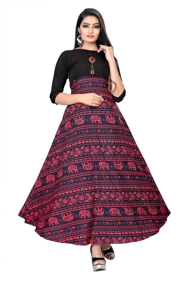 open lace back dress Long Sleeve Rose Red Color Matching Beaded Flower One-shoulder Dress | main image 1