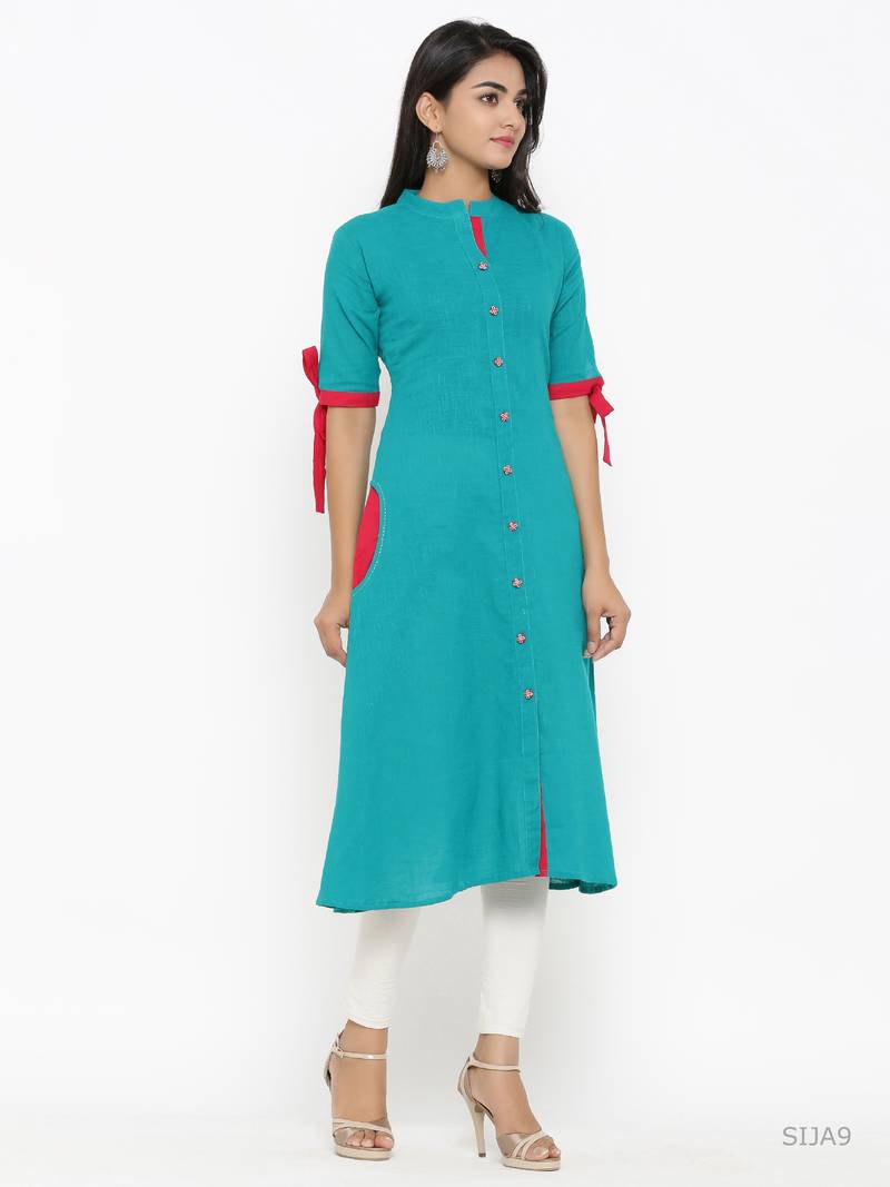 Ivy Kurta (Teal)
