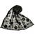 Grey Best Seller Designer Flower Hijab  Stole For Women