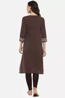 Women'S Cotton Straight Printed Kurta
