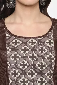 Women'S Cotton Straight Printed Kurta